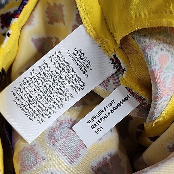 1552 Ralph Lauren Collection Simone Pleated Mulberry Silk Pants Size 2 - Picture 8 of 8